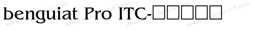 benguiat Pro ITC字体转换